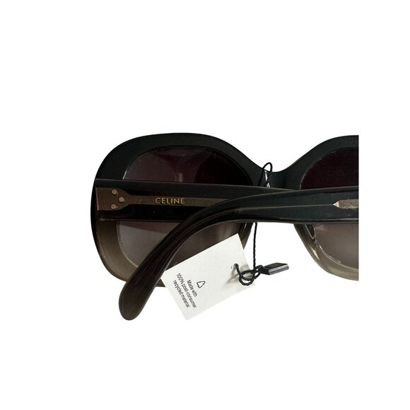 CELINE Black Ombre Round Oversized Sunnies Sunglasses - Picture 3 of 7